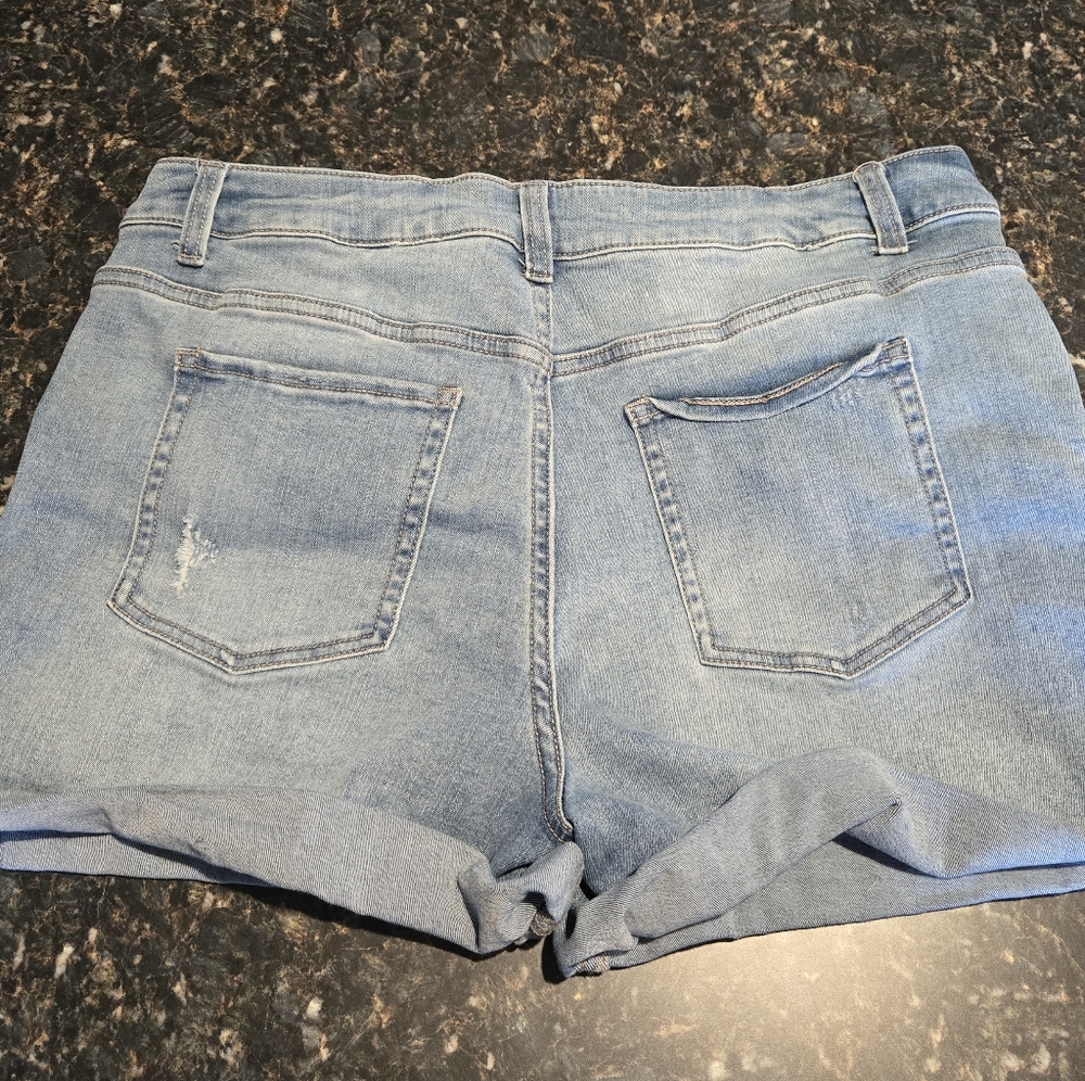 Time and True Jean shorts